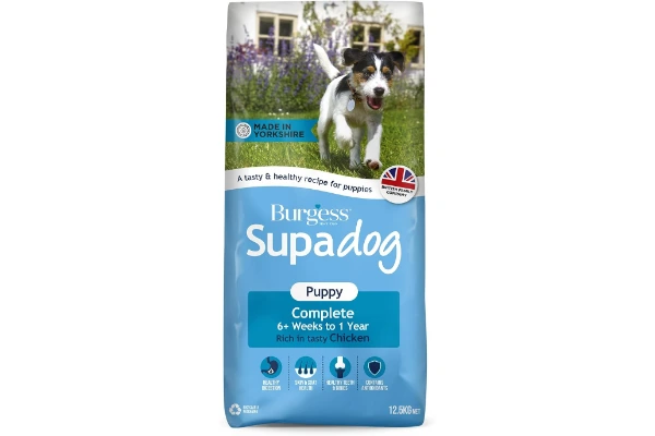Burgess Supadog Puppy Complete Rich in Chicken 12.5kg