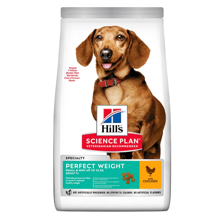 Hills Science Plan Perfect Weight Adult 1-6 Small & Mini Dry Dog Food