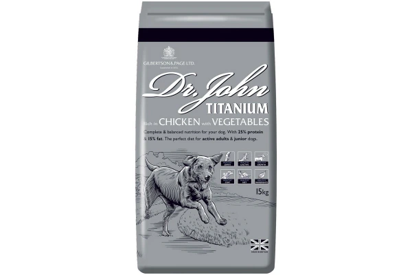 Dr John Titanium Chicken with Veg 4kg