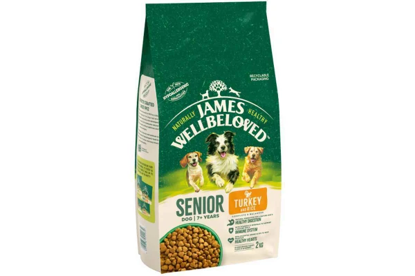 James Wellbeloved Senior Turkey & Rice 2kg
