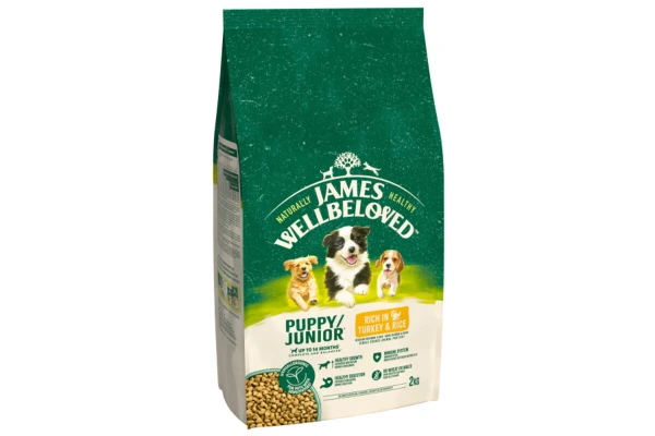 James Wellbeloved Puppy/Junior Turkey & Rice 2kg