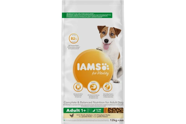 Iams Dog Adult Small/Medium Chicken 12kg