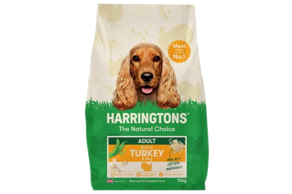 Harringtons Adult rich in Turkey & Veg 15kg