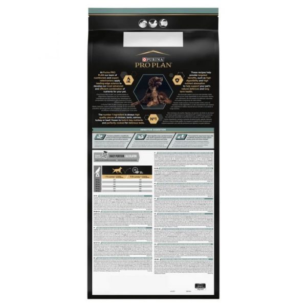 Purina Pro Plan Large Breed Athletic Adult 2+ Sensitive Digestion - Dry Dog Food with Lamb 14kg - Image 3