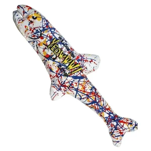 Yeowww Pollock Fish Cat Toy with Catnip