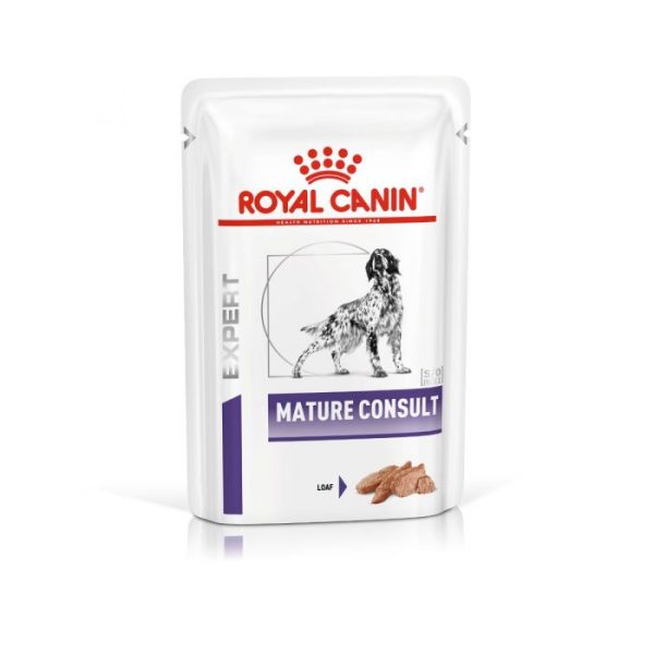 Royal Canin Mature Consult Wet Dog Food (in Loaf) 48x85g Pouches