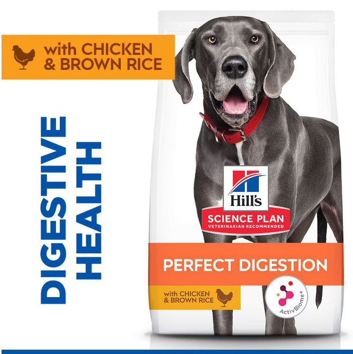 Hills Science Plan Perfect Digestion Large Adult Dry Dog Food (Chicken) 14kg