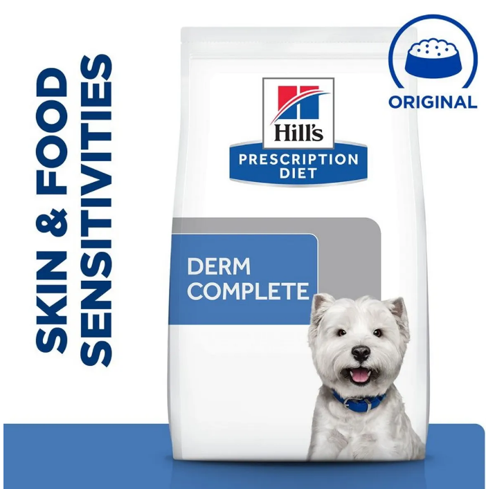 Hills Prescription Diet Derm Complete Mini Dry Dog Food