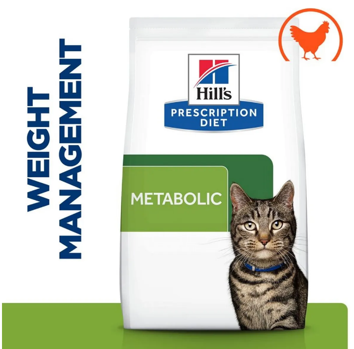Hills Prescription Diet Metabolic Dry Food for Cats (Chicken)
