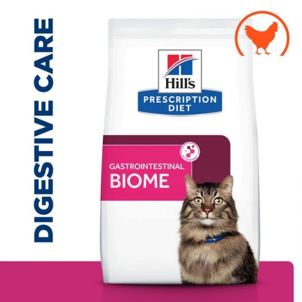 Hill's Prescription Diet Gastrointestinal Biome Cat Food with Chicken - Image 2
