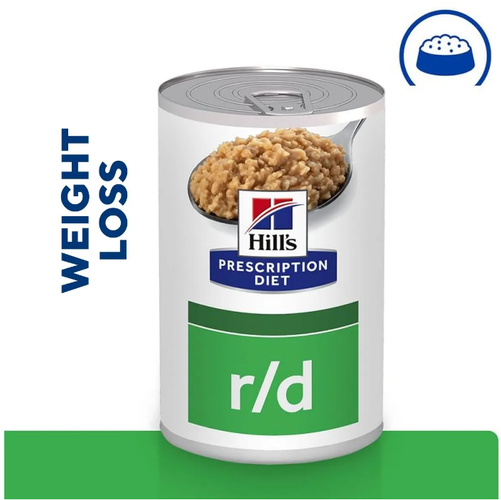 Hills Prescription Diet RD Tins for Dogs - Pack Size : 12 x 350g Tins