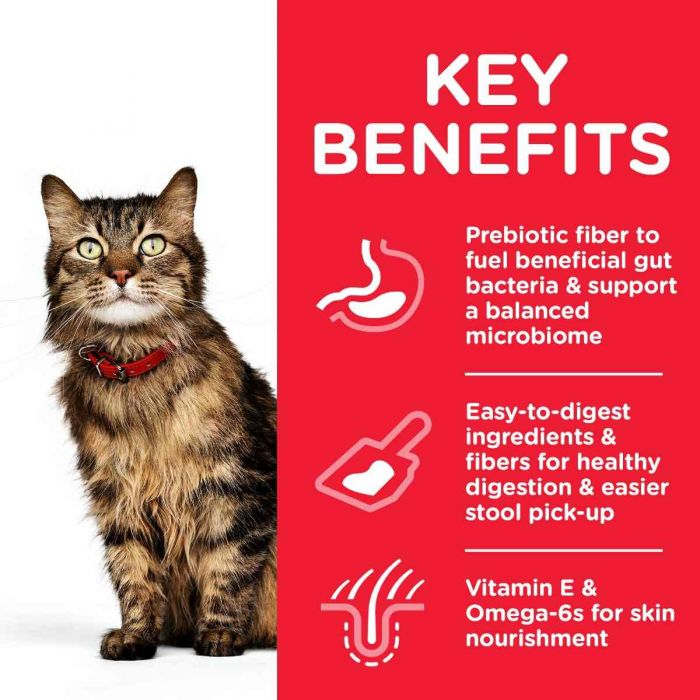 Hill's Science Plan Adult 1+ Sensitive Stomach & Skin Dry Cat Food Chicken - Image 3