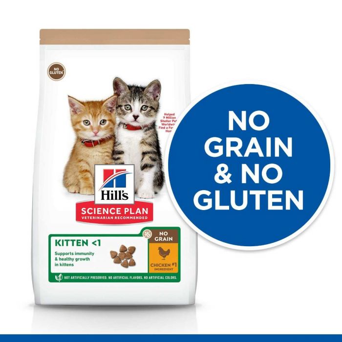 Hill's Science Plan No Grain Kitten <1 Dry Food Chicken Flavour 1.5kg - Image 3